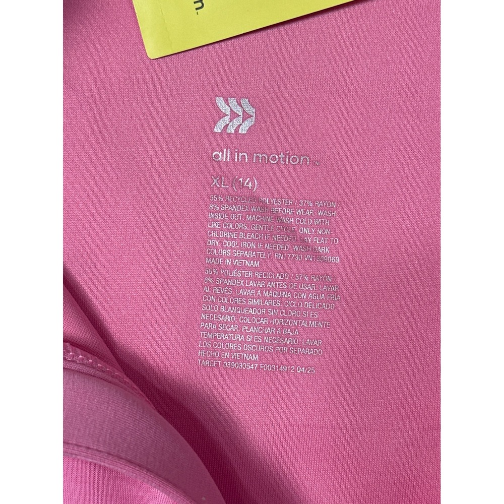 NWT All in Motion Soft Sweatshirt with kangaroo pocket and thumbholes. Sz XL 14 - Picture 2 of 4